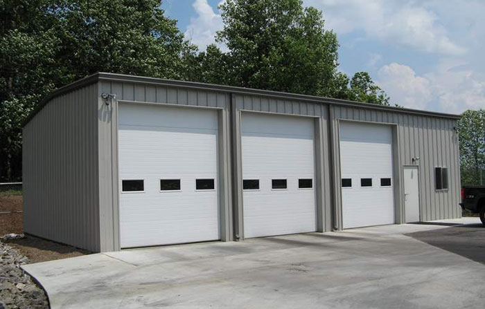 steel garage building