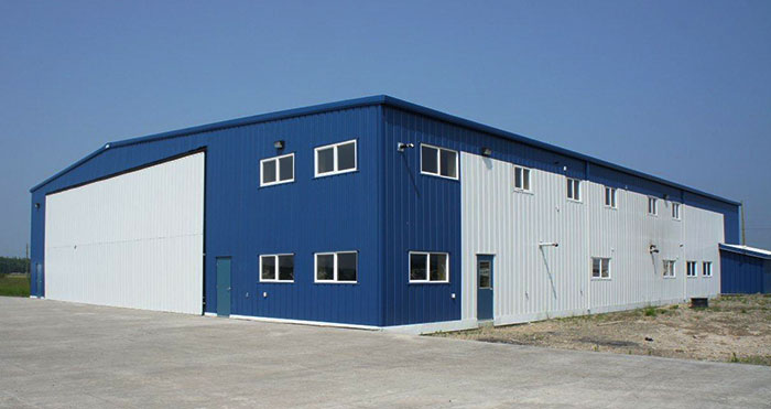 prefab metal workshop building