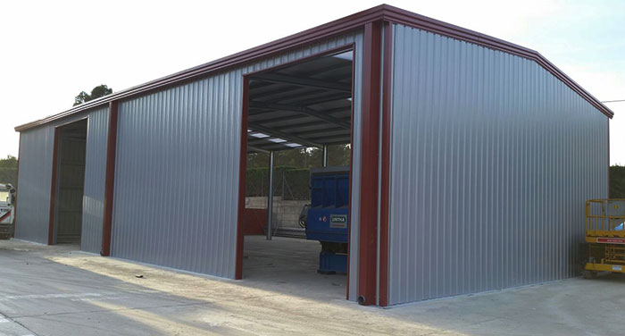 prefab metal workshop building