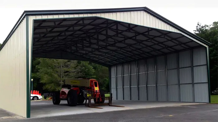 steel shed building