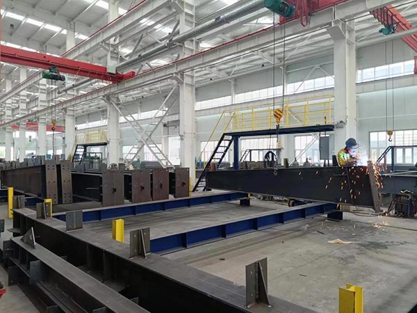 steel structure production workshop