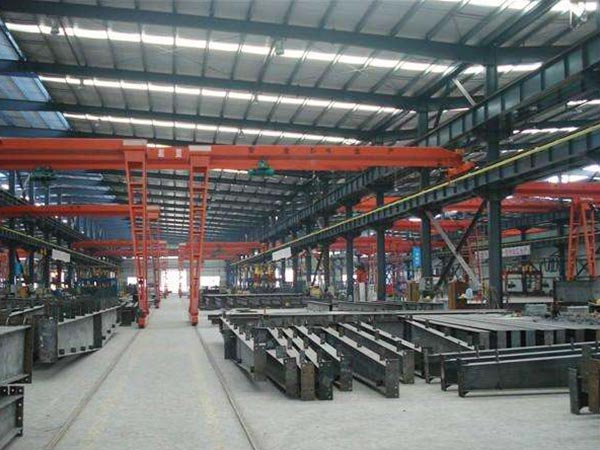 steel structure production workshop