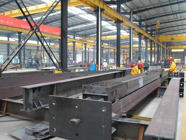 steel structure production workshop