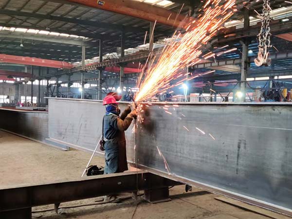 steel structure production workshop