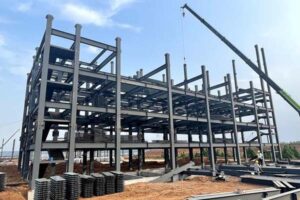 multi story steel building