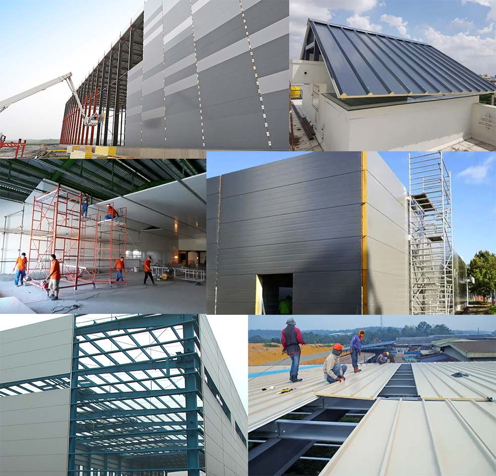 PUF Sandwich Panels Installation